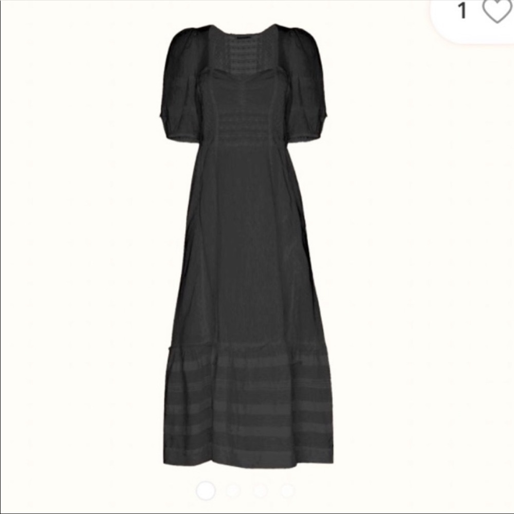 Reformation Black Midi Dress